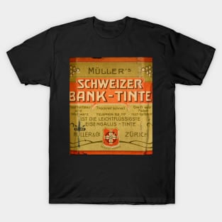 Schweizer Bank Tinte / Swiss Artwork Photography T-Shirt